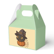 Pumpkin Purr Witch Cat
