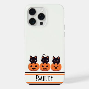 Pumpkin Purrfection iPhone 15 Pro Max Case
