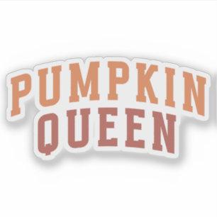 Pumpkin Queen - Fall   Custom-Cut Vinyl