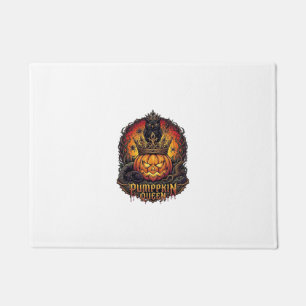 Pumpkin Queen Halloween Owl Spider Black Cat_1 Doormat