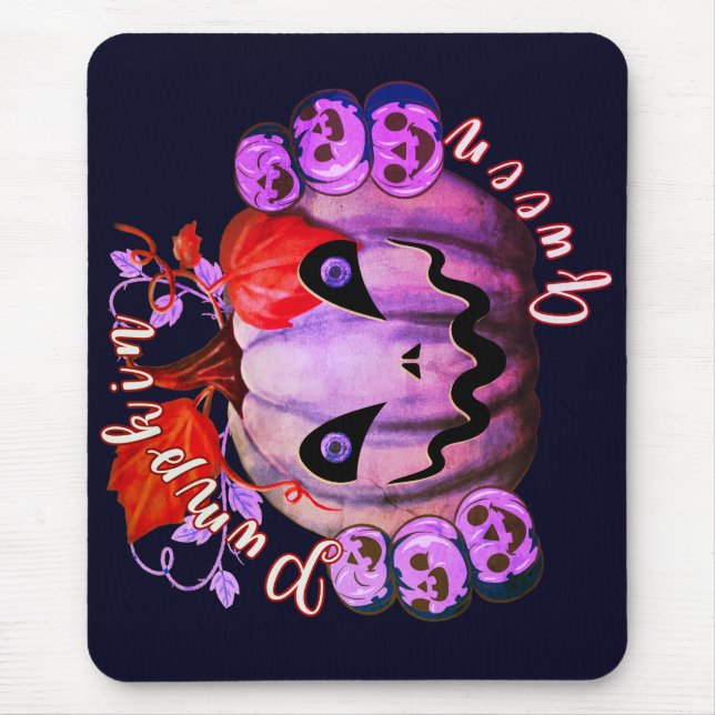 Pumpkin Queen Mouse Mat (Front)