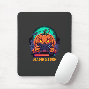 Pumpkin Quest Gamer Loading Design Mouse Mat