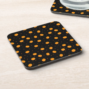 Pumpkin Rain Cork-Backed Coasters