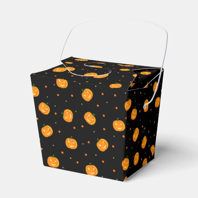 Pumpkin Rain Favour Box (Front Side)