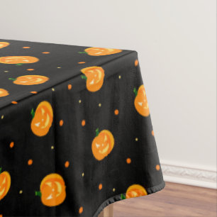 Pumpkin Rain Tablecloth