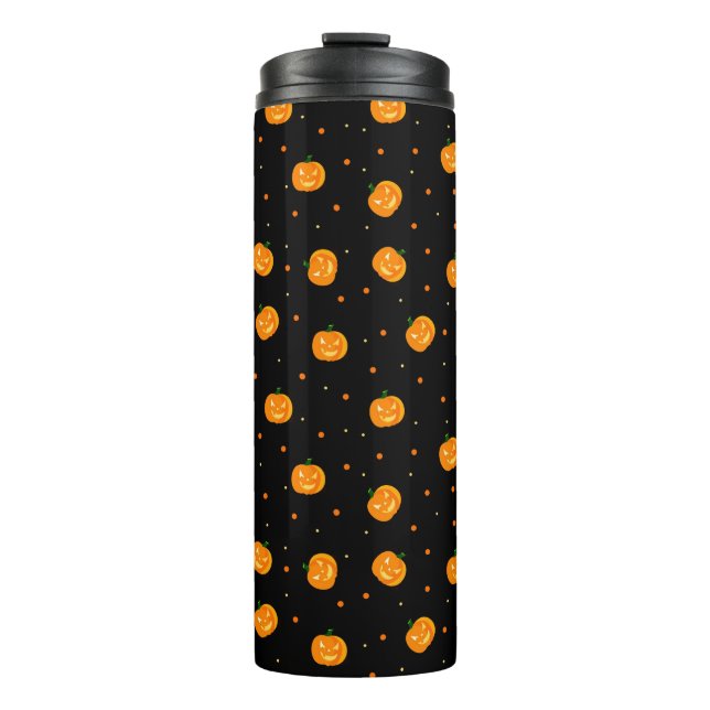 Pumpkin Rain Thermal Tumbler (Front)