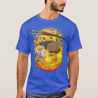Pumpkin Ramen Halloween Kawaii Jack O Lantern1453 T-Shirt