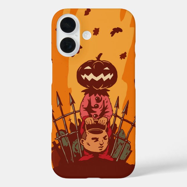 Pumpkin Reaper Case-Mate iPhone Case (Back)