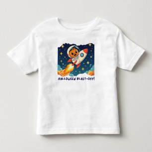 Pumpkin Rocket Halloween Kids T-Shirt – Cute Pumpk