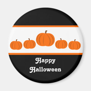Pumpkin Row Halloween Magnet