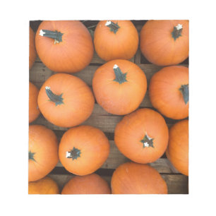 Pumpkin Rows Notepad