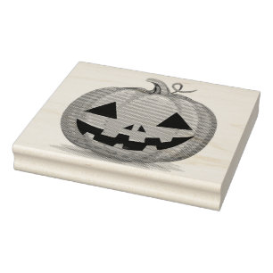 Pumpkin Rubber Stamp