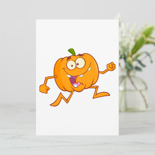 Pumpkin Running Invitation