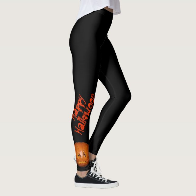 Pumpkin, Sad Flames Leggings (Right)