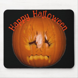 Pumpkin, Sad Flames Mouse Mat