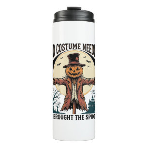 Pumpkin Scarecrow Shirt for Spooky Costume Humour Thermal Tumbler