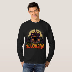 Pumpkin Scary House, Halloween T-Shirt