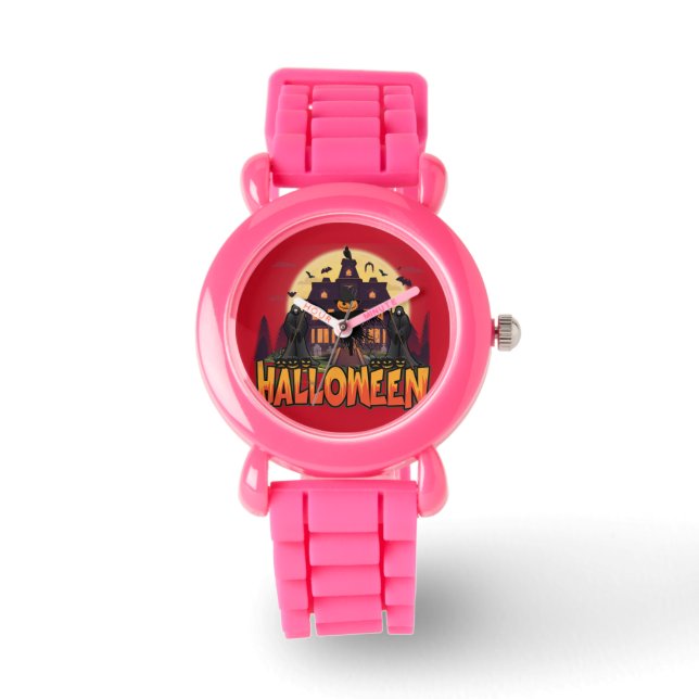 Pumpkin Scary House, Halloween Watch (Front)