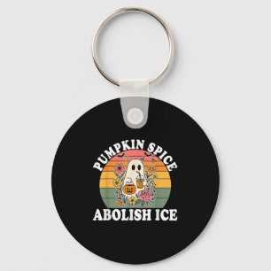 Pumpkin Sce Abolish Ice Halloween Design  Key Ring