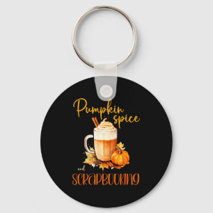 Pumpkin Sce &amp; Scrapbooking _ Cute Autumn Rusti Key Ring