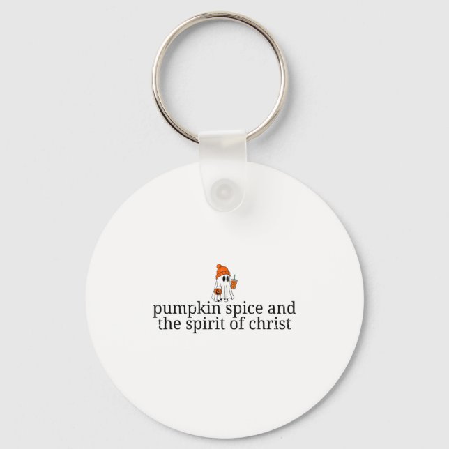 Pumpkin Sce And The Srit Of Christ, Christian Hall Key Ring (Front)