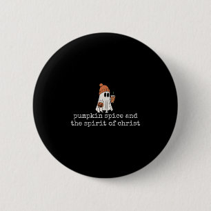 Pumpkin Sce And The Srit Of Christ Christian Hallo 6 Cm Round Badge