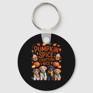 Pumpkin Sce Everything Nice Fall Dog Lovers Addict Key Ring