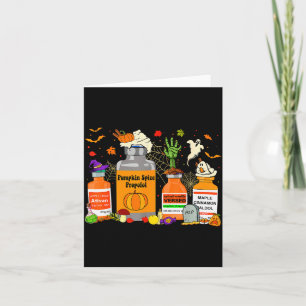 Pumpkin Sce Profol Ativan Versed Haldol Halloween Card