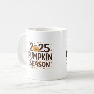 Pumpkin Season 2025, Autumn Fall, Thanksgiving Coffee Mug