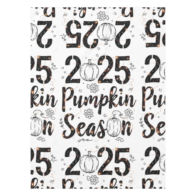 Pumpkin Season 2025 – Thanksgiving 2025 Tablecloth (Front)
