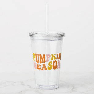 Pumpkin Season Acrylic Tumbler