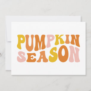 Pumpkin Season Card