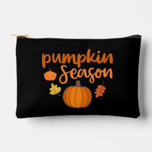  Pumpkin Season Fall Accessory Pouch