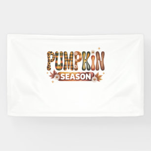 Pumpkin Season Fall Boho Banner