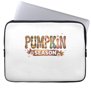 Pumpkin Season Fall Boho Laptop Sleeve