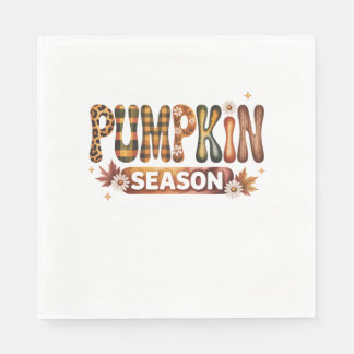 Pumpkin Season Fall Boho Napkin