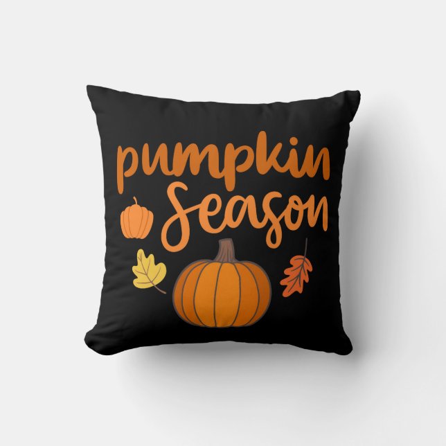 Pumpkin Season Fall Cushion (Front)