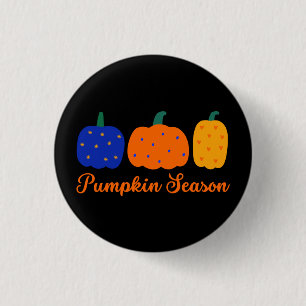 Pumpkin Season Halloween 3 Cm Round Badge