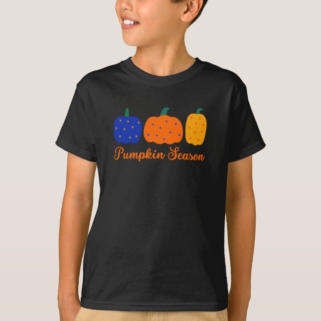 Pumpkin Season Halloween T-Shirt (Front)