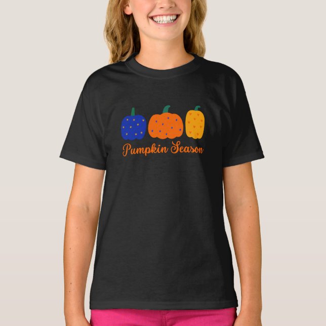 Pumpkin Season Halloween T-Shirt (Front)