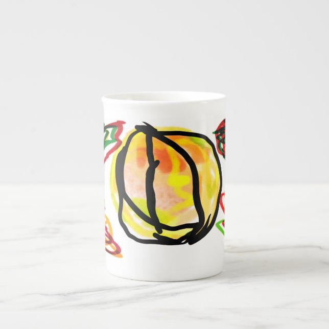 Pumpkin Season joy Bone China Mug (Front)