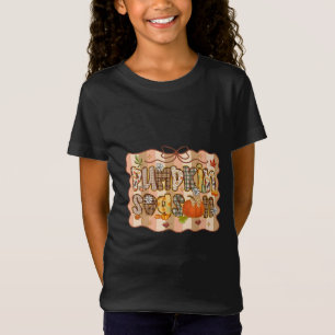 Pumpkin Season Plaid T-Shirt