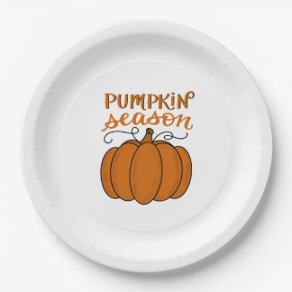 Pumpkin Season Plate