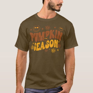 Pumpkin Season Retro Boho Cute Fall Autumn lover T-Shirt
