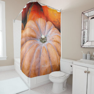 Pumpkin Season Shower Curtain