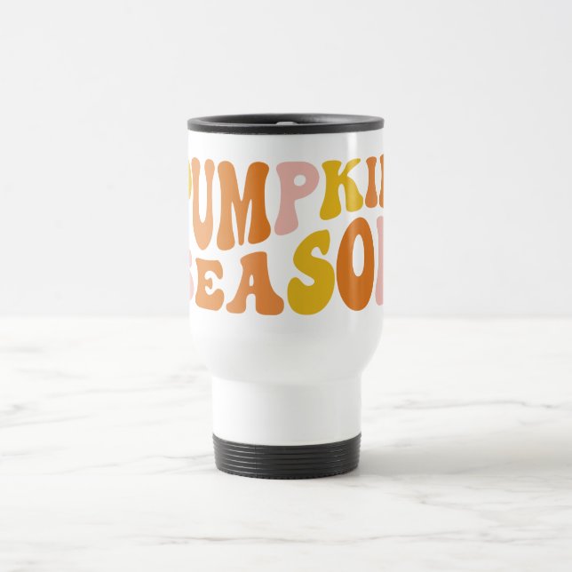 Pumpkin Season Travel Mug (Center)