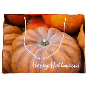 Pumpkin Season Two texts Large Gift Bag