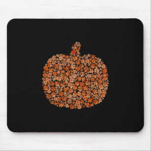 Pumpkin Season Wildflower Thanksgiving Autumn Fall Mouse Mat