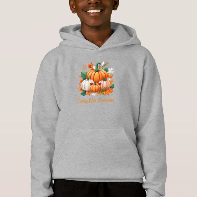 Pumpkin Season Youth Hoodie (Front)