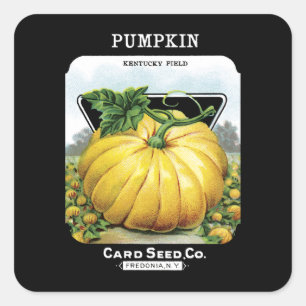 Pumpkin Seed Packet Label